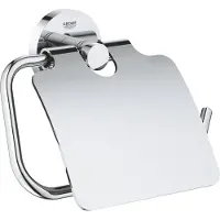 GROHE Essentials porte-rouleau de WC avec clapet chromé 40367001