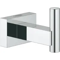 GROHE 40511001 Crochet pour peignoir Essentials Cube, chrome Starlight