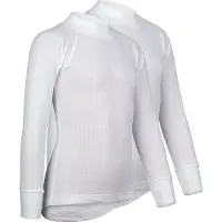Avento Maillot de Corps Avento Enfants Manches Longues Blanc (x2)-Taille 128