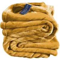De Witte Lietaer Plaid De Witte Lietaer Cosy Golden Jaune-150 x 200 cm