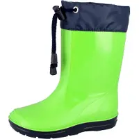 Beck Bottes en caoutchouc bleu nuit / pomme