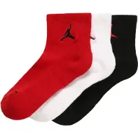 Jordan Chaussettes rouge / noir / blanc