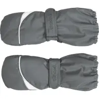 Playshoes Gants de sport gris foncé / blanc