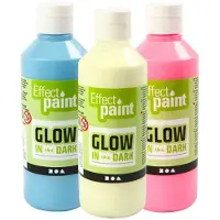 Creotime Peinture phosphorescente - Bleu clair, 250ml