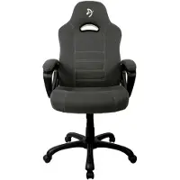 AROZZI Enzo Woven Fabric Chaise Gaming - Noir/Gris