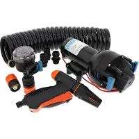 Jabsco Hotshot 6gpm Wash Pump Kit 12v Noir 70 Psi