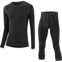 Loeffler Transtex Warm Long Sleeve Base Layer Set Noir 52 Homme