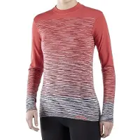Craft T Shirt Manches Longues Craft Wool Comfort 2.0 Women Red Grey-XS
