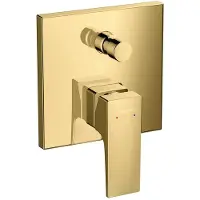 Hansgrohe Metropol Mitigeur bain/douche à encastrer avec manette (finition or poli)