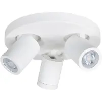 Highlight Spot en saillie IP44 Oliver 3 lumières blanc mat