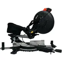YATO Tronçonneuse de 1 800 W, 255 mm avec laser
