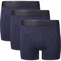 Bamboo Basics Boxers Bamboo Basics Men Rico Navy (Lot de 3)-S