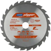 Norton lame de scie circulaire bois / matériaux composites 235x30/16 24Z