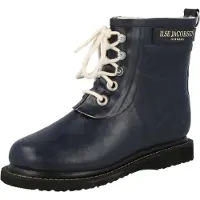 Ilse jacobsen Bottes en caoutchouc bleu marine / blanc