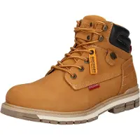Dockers by Gerli Bottines à lacets caramel / marron châtaigne / rouge sang / blanc