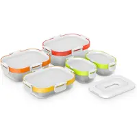 Zoku - Ensemble de 11 boîtes de rangement empilables Neat Stack, modèle ZK NS 11, référence 815706021866