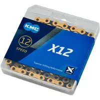 Kmc X12 Ti-N Chain - 12-speed - gold/black