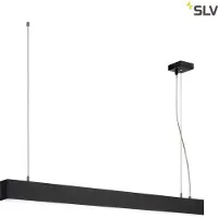 SLV Suspension Glenos 1M, noire, 4000K, forme allongée