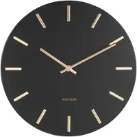 Karlsson - Horloge murale Charm Small - Noir