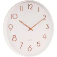 Karlsson Horloge murale en bois "Pure" 40 cm