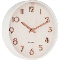 Karlsson - Horloge murale Pure Small - Blanc
