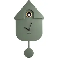 Karlsson Horloge murale moderne Cuckoo vert