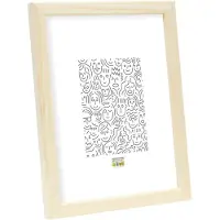 Deknudt Cadre photo couleur naturel en bois 20x30