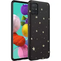 IMoshion Coque Design pour Samsung Galaxy A71 - Stars Gold