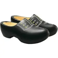 Ulgersma Sabots en Bois Gevavi VV Noir-Taille 40