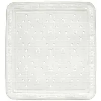 kela Tapis de douche KRETA PVC blanc 55x55cm KL-22360