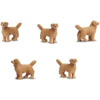 Safari Ltd Mini Figurine Golden Retriever Porte-bonheur