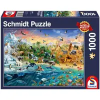 Schmidt 1000 pièces Spiele Puzzle Le monde des animaux 58324