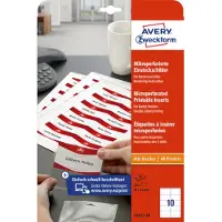 Avery Dennison Avery Name Badges Printable inserts - cartes pour badges - 200 carte(s)
