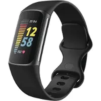 IMoshion Bracelet sport en silicone pour Fitbit Charge 5 / 6 - Taille S - Noir