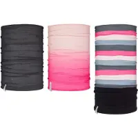 Avento Foulards Kids Colsjaal Set Junior 3 St Active Rose/Anthracite
