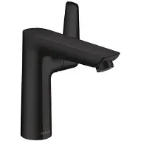 Hansgrohe Mitigeur de lavabo à levier unique Talis E, modèle 150, avec système de bonde à coulisse, finition noir mat