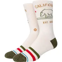 Stance - Chaussettes en coton - California Republic 2 Offwhite - Taille 38-42 - Blanc