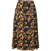 Object Jupe 'LAILA LILITI' marron / curry / lilas / noir