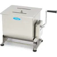 Maxima - Mélangeur de viande Gastro - 30 l - 25 kg de viande - Bol basculant - Manuall