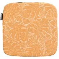 Madison Galette de Chaise Madison Modern Dining Outdoor Palm Yellow (40 x 40 cm)