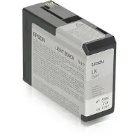 Epson T580 (C13T580700) - Noir clair - Cartouche d'encre