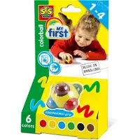 SES Creative - My First Colorball - Balle à couleurs ergonomique pour les tout-petits - 6 couleurs