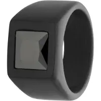 Lucardi Bague graphite / argent