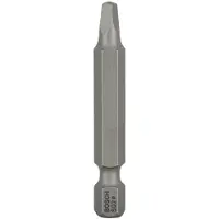 Bosch embout de vissage extra-dur, r2, 49 mm - lot de 3 - queue a six pans exterieurs 1/4