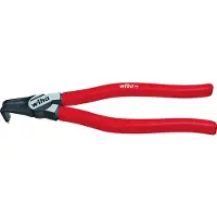 Wiha 34695 Pince pour circlips avec système de maintien MagicTips - pour circlips intérieurs - perçages - J 21, 180 mm