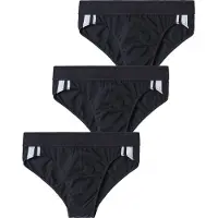 Schiesser Slip noir / blanc