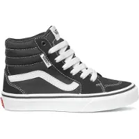 Vans Baskets Vans Youth Filmore Hi Suede Canvas Black White-Pointure 36,5