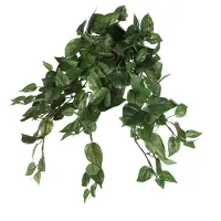 Mica Decorations Scindapsus Plante Artificielle Suspendue en Pot de Fleur Stan - H45 x Ø25 cm - Vert