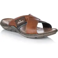 Rieker Heren slippers Open Teen - Cognac - Maat 43