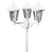 Konstsmide Lampe lanterne Virgo 3 lumières blanc
